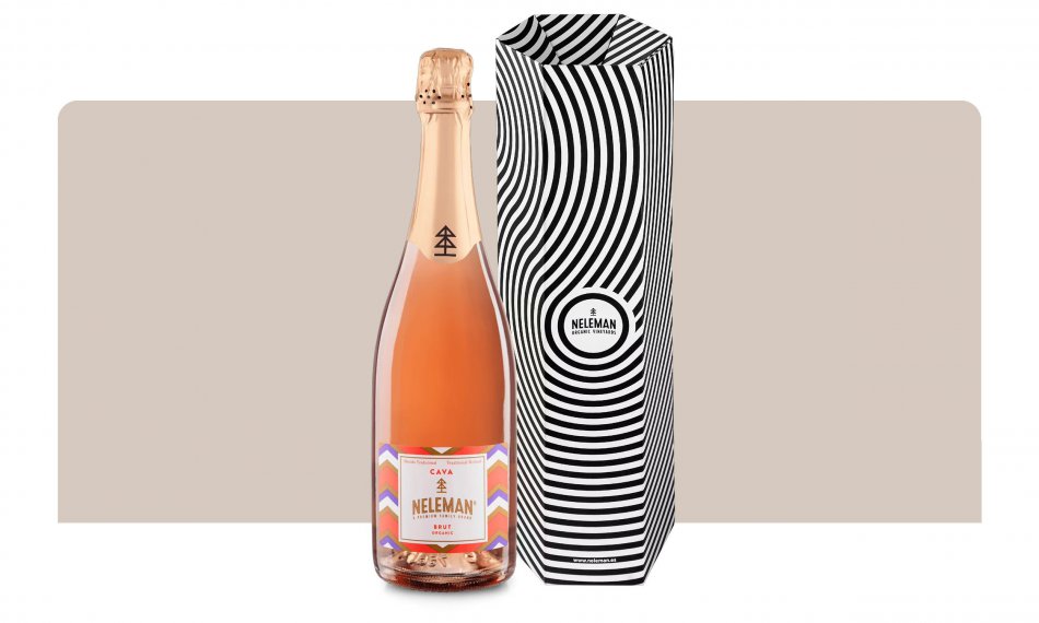 Cava Brut Garnacha Rosé Organic Cadeaupakket